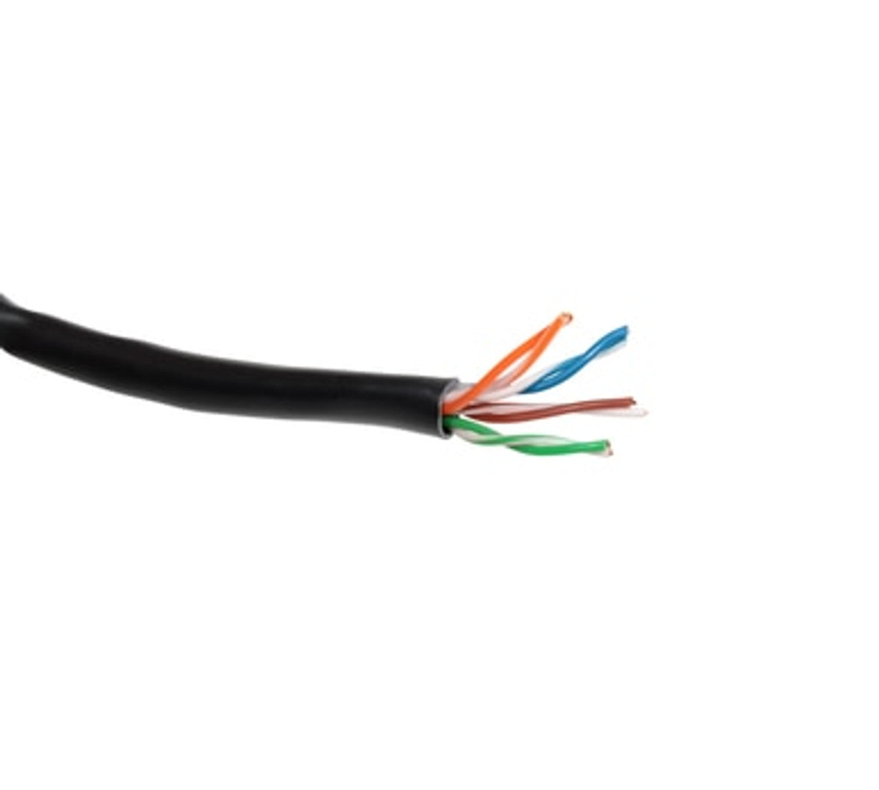 West Penn 4245 CAT5E UTP 4 Pair CMR Rated Black, 1000'